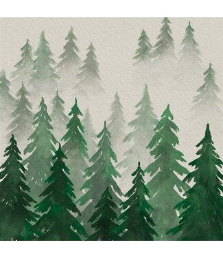 Carson Home & Gift Coaster 4" Sq Tree Pattern