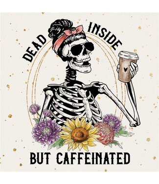 Carson Home & Gift Coaster 4" Sq Dead Inside