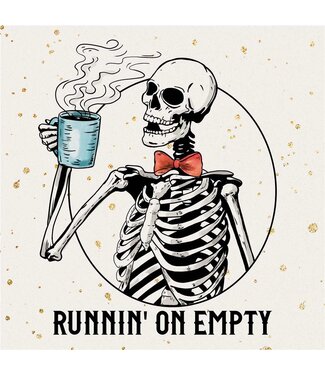 Carson Home & Gift Coaster 4" Sq Runnin' On Empty