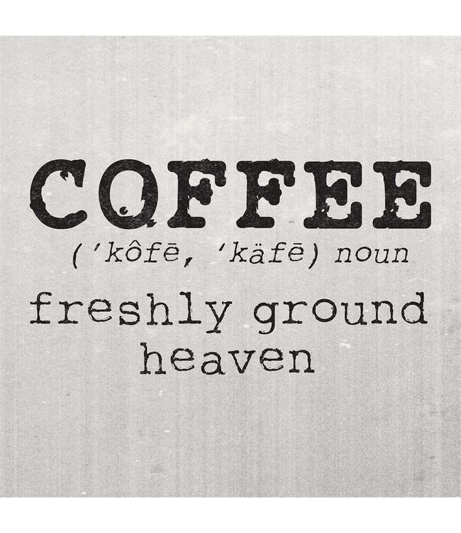 Coaster 4" Sq Freshly Ground