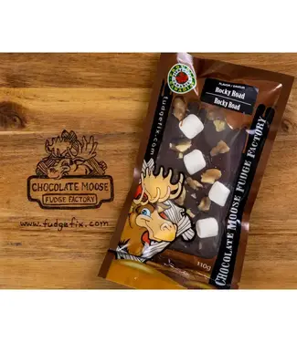 Chocolate Moose Fudge Factory Fudge - Rocky Road 110g