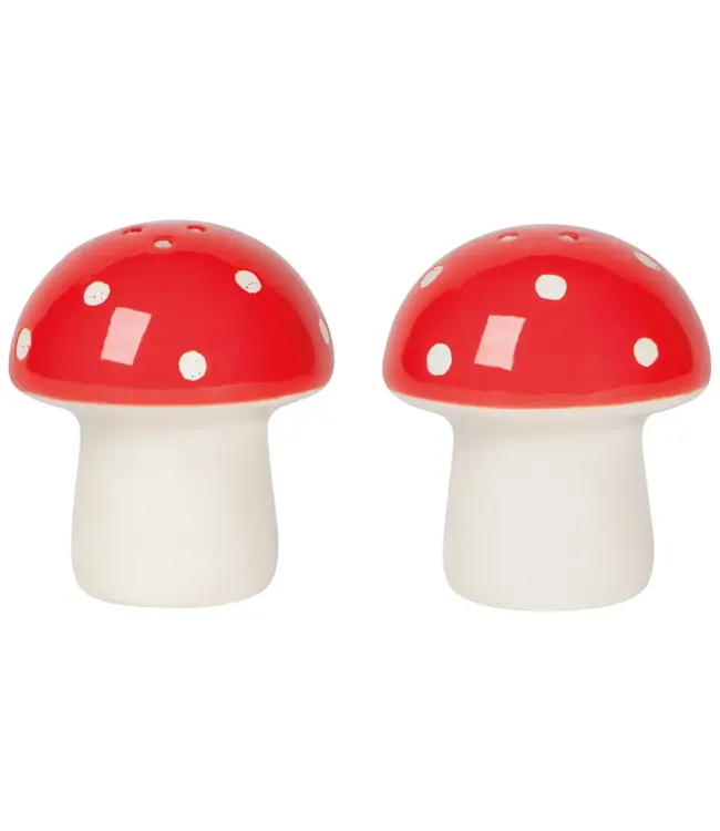 Toadstool Salt and Pepper Shakers