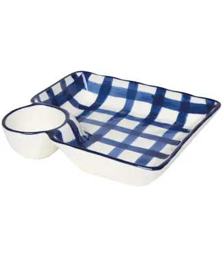Danica Brands Grid Dip n' Dish Plate