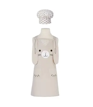Danica Brands Bunny Daydream Kids Apron and Hat Set