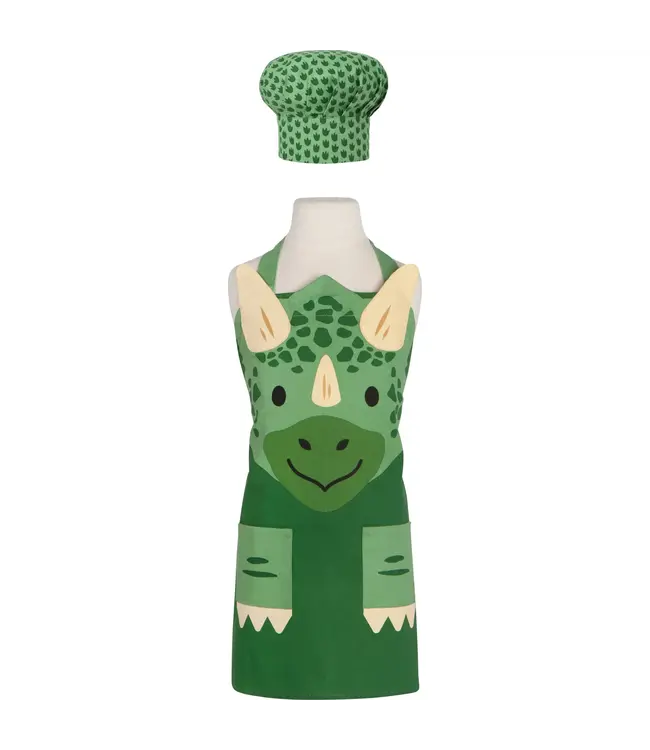 Dino Kid's Apron & Hat Set