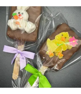 Norm & Lenore Easter Milk Chocolate Rice Krispie Pop