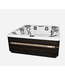 Bullfrog Spas A8 Select - Platinum/Ebony w Timber Accent
