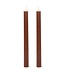 Ridged Taper 2pk - Brown