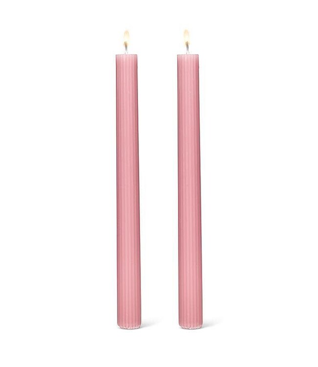 Ridged Taper 2pk - Pink
