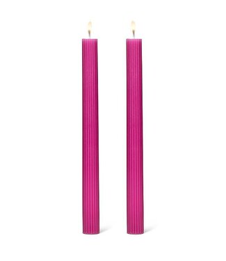 Abbott Collection Ridged Taper 2pk - Fuschia