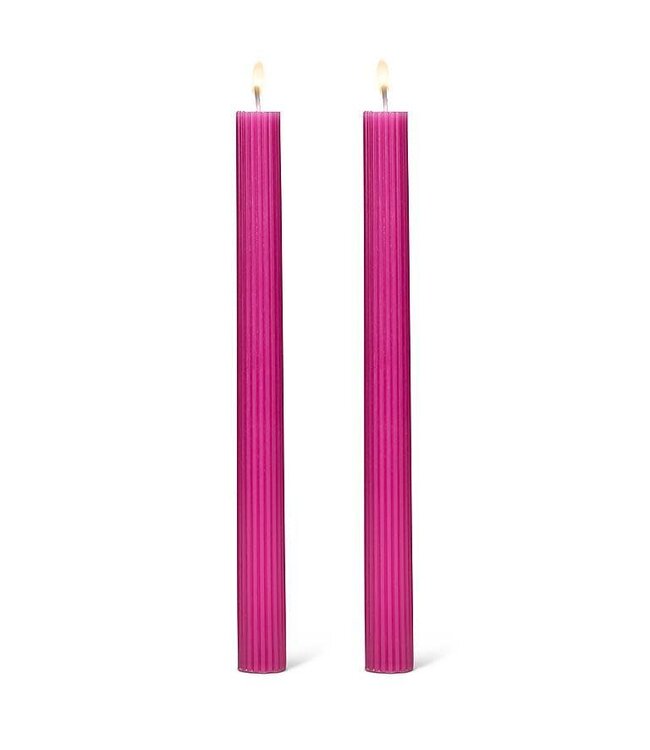 Ridged Taper 2pk - Fuschia