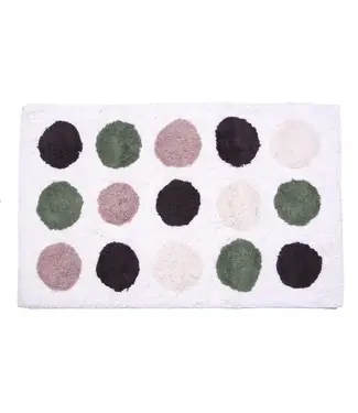Accent Linen Bathmat Pattern - Dots