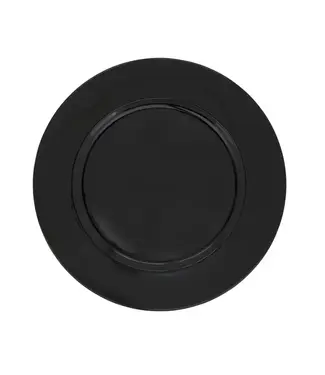 Saro Lifestyle Classic Design Charger Plate - Black