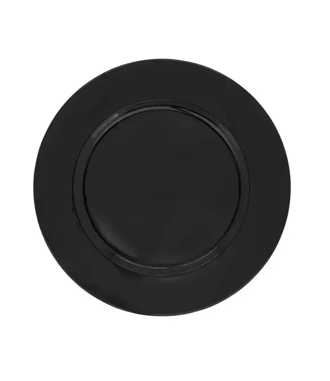 Classic Design Charger Plate - Black