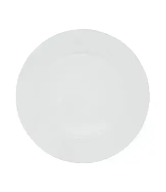 Saro Lifestyle Classic Design Charger Plate - White