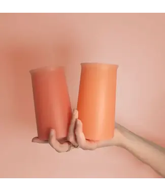 Porter Green | Canada Terra + Peach | Stegg | Silicone Unbreakable Highball Glasses