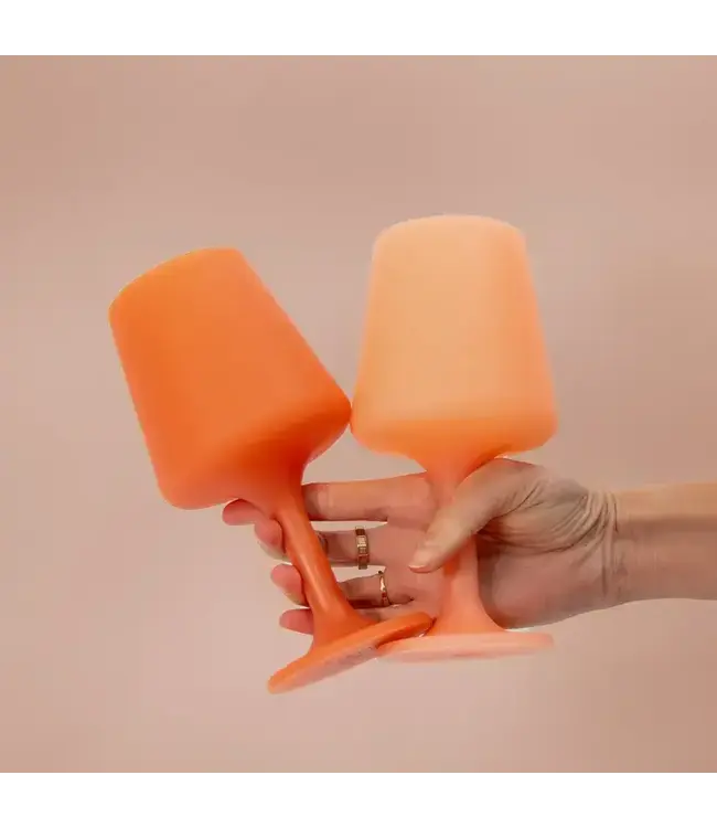 Terra + Peach | Swepp | Silicone Unbreakable Wine Glasses