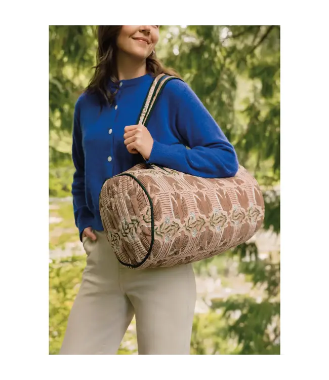 Peregrine Block Print Weekender Bag