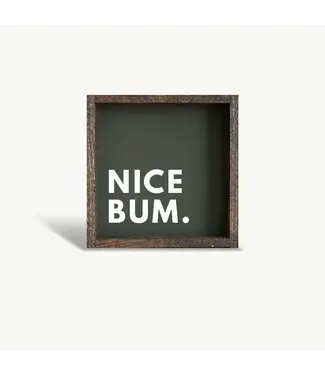 Williamraedesigns Nice Bum Framed Bathroom Print