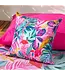Psychedelic Jungle Outdoor Cushion Hot Pink