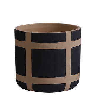 Evergarden Check Cement Planter 5in.