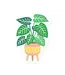 Potted Plant Vinyl Sticker