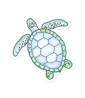 The Retail Supply Sea Turtle Vinyl Sticker