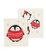 Holiday Penguin Dishcloths. Set of 2