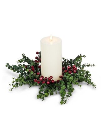 Abbott Collection Eucalyptus & Berries Candle Ring