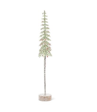 Abbott Collection Large Tall Snowy Tree