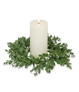 Abbott Collection Boxwood Candle Ring