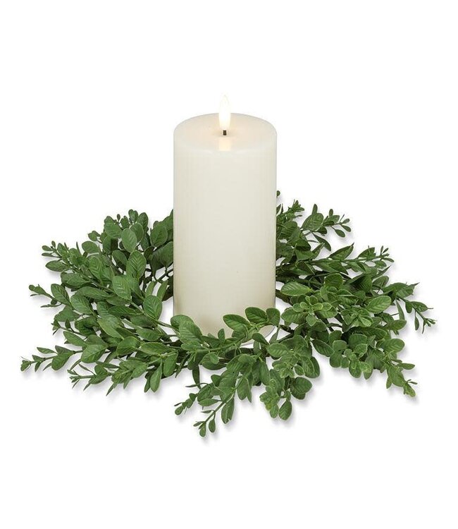 Boxwood Candle Ring