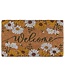 Welcome with Daisies Doormat
