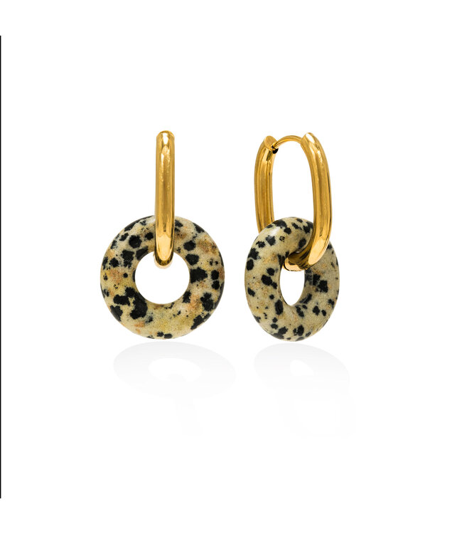 Thames Hoop Earrings - Dot