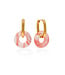 Thames Hoop Earrings - Pink