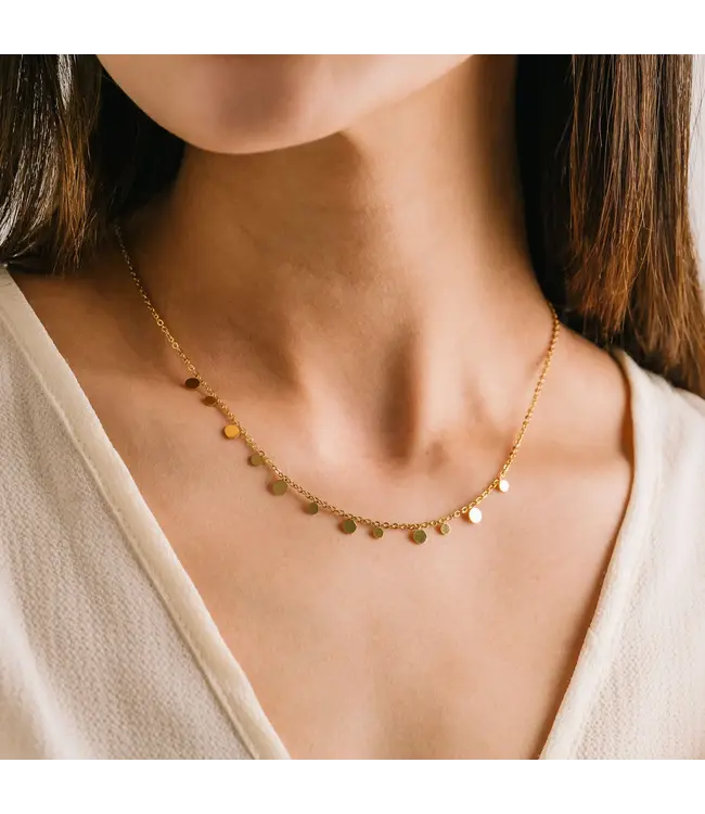 Solar Necklace - Gold