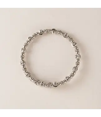 Lover's Tempo Solana Flex Bangle - Silver