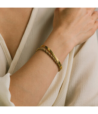 Lover's Tempo Shore Layered Bracelet - Gold