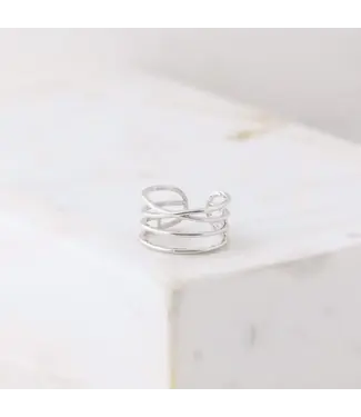 Lover's Tempo Orbit Ring - Silver