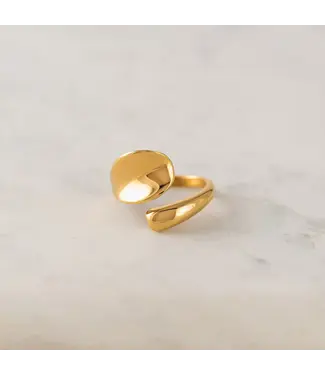 Lover's Tempo Lila Ring - Gold - size 7