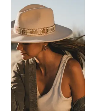 Kooringal Women's Mid Brim Fedora Elwood Nude