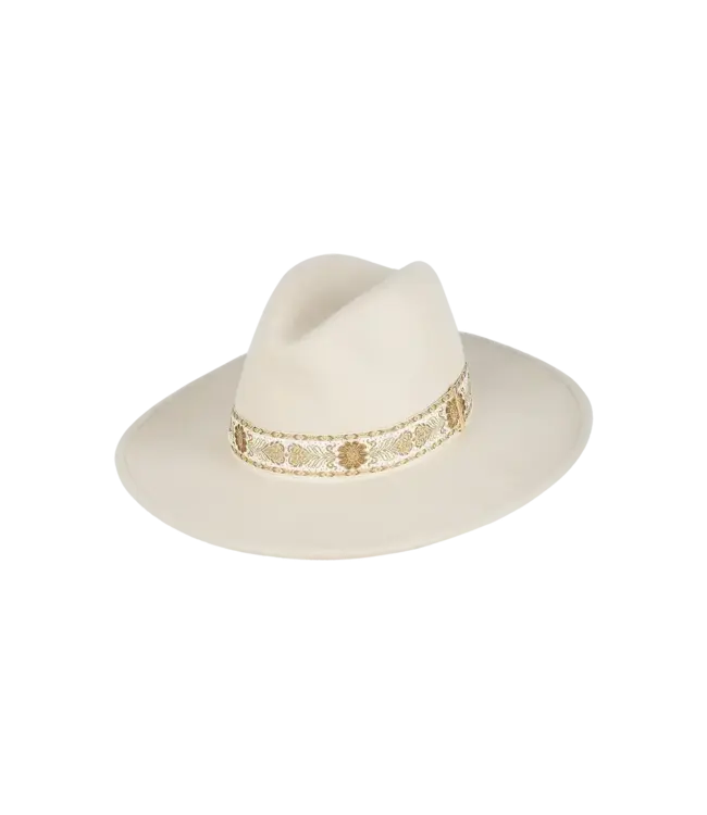 Women's Mid Brim Fedora Elwood Nude