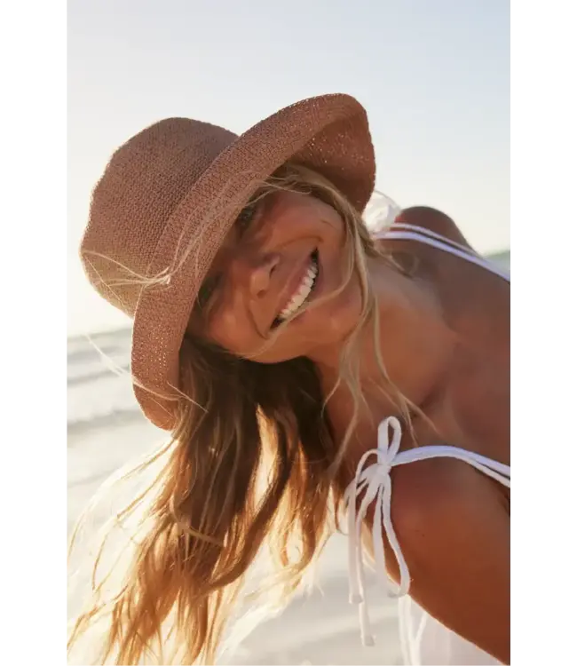 Women's Broome Mid Brim Hat Dusty Pink