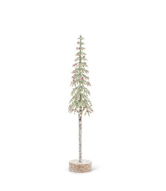 Abbott Collection Medium Tall Snowy Tree