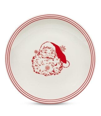 Abbott Collection Vintage Style Santa Small Plate