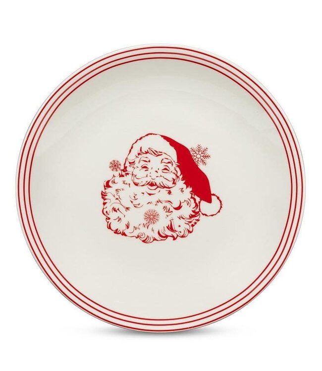 Vintage Style Santa Small Plate