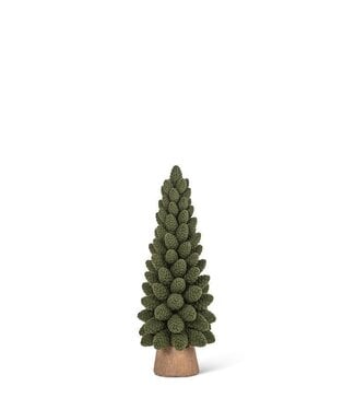 Abbott Collection Small Velvet Pinecone Tree