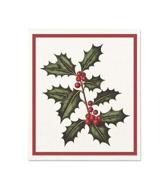 Abbott Collection Botanic Holly Dishcloth