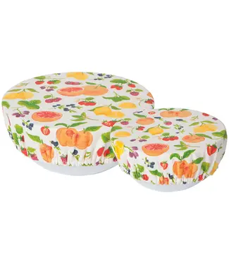 Danica Brands Fruit Salad Bowl Covers Set of 2