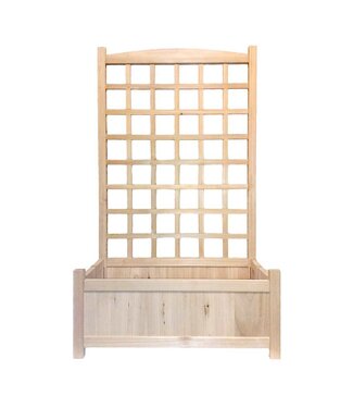 Holland Greenhouse Wooden Planter With Trellis